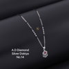 AD Diamond  Designer Silver And Rose Gold Dokiya Wholesale Price In Surat
